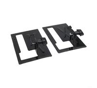 2 Pack Steel Adjustable Angle Grinder Stand with Cutting Bracket and Thick Protective Guard, Compatible with 4-12 Inch Models for Precise Cutting in Workshop