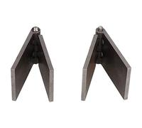 2 Pack Steel Butt Hinges Weld-On Extra Heavy Duty Industrial 50x161mm
