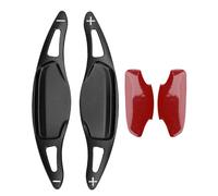 2 Pack Steering Wheel Paddle Shifter Extension Trim Covers, Aluminum Alloy Shift Paddle Blade Replacement Compatible with Stinger 2018 and Later, Black (Black)