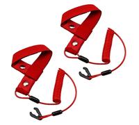2-Pack Stop Kill Safety Lanyard, Floating Emergency Flameout Rope, Rubber, Compatible with Yamaha Jet Ski