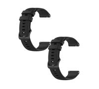 2 Pack Straps Compatible with Withings Activité Pop/Activité Steel/Activité Sapphire Strap, Adjustable Replacement Wristband Silicone Sport Band, Black/Black