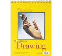 Strathmore Artist Drawing Pad 300 Series - Medium Surface, 9 x 12 in, 50 Sheets, Spiral