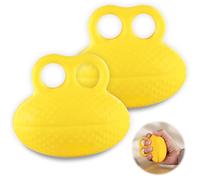 2 Pack Stress Balls For Adults, Hand Exercise Ball with 2 Fingers, Finger Ball Exerciser Grip, Parkinsons Hand Exerciser, Physiotherapy, Stress Relief, Light Weight for Daily Use