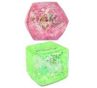 2 Pack Stress Cube | Squishy Cube Fidget Toys | Anti-stress Cube Squishy Toy | Stress Cubes for Stress Relief | Sensory Stress Balls Squeeze Toy for Adults and Kids