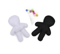 2 Pack Stress Relief Voodoo Doll with 10 Pins Fidget Voodoo Dolls Voodoo Doll Kit