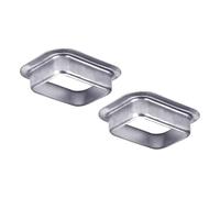 2 Pack Sturdy Aluminum Downspout Transitioned Outlet Directs Rainwater Efficiently Reduces Clog Risks Daily Casual Use Rain Gutter Downspout Drop Outlet