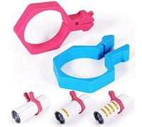 2 Pack Sublimation Tumblers Pinch Tool, Silicone Cup Clip for 20 Oz Sublimation Blanks Tumblers Skinny Straight Pinch Tumbler Perfect Clamp Grip Tool for Sublimation Paper and Tumblers (Blue, Pink)