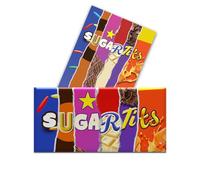 2-Pack "Sugartits" Funny Chocolate Bar Wrappers - Novelty Rude Joke Gift for Her - Hilarious Secret Santa Gag Present - Cheeky Birthday, Hen Do or Christmas Stocking Filler (Wrappers Only)
