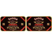 (2 Pack) - Sunita - Org Dark Chocolate Halva | 75g | 2 PACK BUNDLE