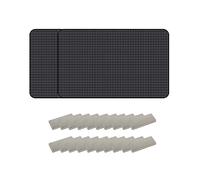 2-Pack Sunshade Curtains, Anti-UV Sunscreen Mesh, Magnetic Window Screens, Blackout and Heat Insulation Car Curtains (Black)