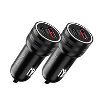 [2 Pack] Super Fast car Charger for Samsung S25 S24 S23 S22 Z Fold Flip 7 FE Ultra A56 A36 Tab S10 S9 FE+ A9 PD PPS 40W 25W USB Type C Phone cigarette lighter adapter for iPhone 17 16 15 12V 24V