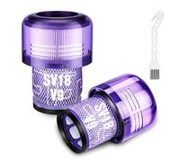 2 Pack SV18 V9 Filter Replacement for Dyson Digital Slim/Spare & V9 Motorbar Cordless Vacuum, Part No. 970612-01, V9 Vacuum Filter