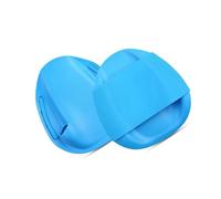 2 Pack Swim Training Paddles Ergonomic Design Silicone Texture Perfect For Freestyles Backstroke Breaststroke Swimmers Professional Swim Hand Paddles