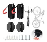 2-Pack Swivel Bike Wall Mount, Swivel Bike Hanger for Garage Heavy Duty Metal Bicycle Storage Hanger Rack Holder Vertical Bike Rack Wall Bike Rack Fits Tire Diameters Storage Hooks from 2in to 2.76in