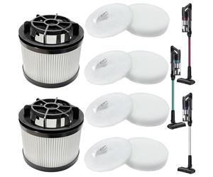 2 Pack T119 Exhaust Filter with 4 Pack S143 Pre-Motor Filter Set Compatible with Hoover HF1 PLUS Cordless Vacuum Cleaner: HF1P10P 011, HF1P10H 011, HF1P10PX 011, HF1P10HX 011, HF1P10P 001, HF1P10H 001