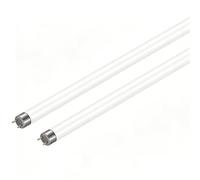 2 Pack T8 Fluorescent Light Tube 18W,Cool White 6500K Flicker-Free, 595mm,G13 Base,Emergency Energy,360° All-Round Lighting for Kitchen,Bathroom,Garage,Cabinet,Office