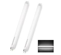 2 Pack T8 Fluorescent Tube 450mm, 15W T8 Cool White 4000K, G13 Base Low Energy Consumption Tube Light, Emergency Energy Saving Light for Kitchen, Bathroom, Cabinet, Garage