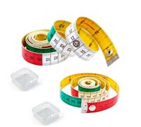 2 Pack Tailors Soft Tape Measure - 60 Inch/150cm Dual-Sided Body Measuring Tape for Sewing, Dressmaking, Fabric & Clothes Measurement - Flexible Tape Measure for Tailors & Body Measurements