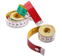 2 Pack Tailors Soft Tape Measure Sewing - 150cm/60 Inch Dual Sided Body Measuring Tape for Sewing, Tailoring and Body Measurements, for Tailors & Dressmakers