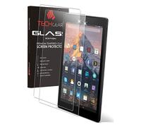 TECHGEAR [2 Pack] GLASS Edition fits PREVIOUS Amazon Fire HD 10 (9th & 7th Gen / 2019 & 2017) Genuine Tempered Glass Screen Protector Guard Covers Compatible with Amazon Fire HD 10 2019/2017