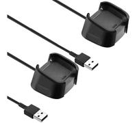 TECHGEAR [ 2 Pack ] Replacement USB Charger Cable Dock Compatible with Fitbit Versa 2 / Versa 2 SE, USB Charging Power Cradle for Fitbit Versa 2/2 SE, Heart Rate & Fitness Activity Tracker, SmartWatch