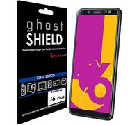 [2 Pack] TECHGEAR Screen Protectors for Samsung Galaxy J6 Plus [ghostSHIELD Edition] Reinforced TPU Screen Protector with Full Screen Coverage