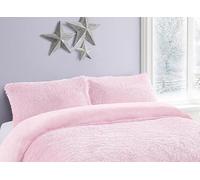 2 Pack Teddy Cuddles Pillowcase Cover Ultra Soft, Warm & Fluffy Thermal Pillow Cases Fit 50cm x 75cm Cozy Bed Pillow Covers Super Soft Hotel Quality Easy Care pillowcases (Pink)