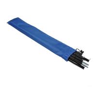 2-Pack Telescopic Shelter Poles 6.6ft Lightweight(Black) | Adjustable 4-section design, 50cm segments, custom height 2m, iron construction, for easy assembly