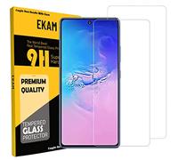 2 Pack Tempered Glass Screen Protector For Galaxy S10 Lite 2020 / A91 Scratch Resistance Protection 9H Hardness HD Transparent Shatter Proof Film Compatible with Samsung Galaxy S10 Lite 2020