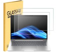 2 Pack Tempered Glass Screen Protector HP OmniBook Ultra Flip 2-in-1 14" (14-fh0000) Touchscreen Laptop 2025-2024, 9H Hardness Scratch Resistant Anti-Shatter Film Anti Fingerprint