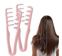2 Pack Texture Comb, Wid Tooth Comb for Curls, Straightening Combs, Roots Volume Korean Hair Styling Appliances, Suit for Both Man & Woman