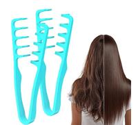2 Pack Texture Comb, Wid Tooth Comb for Curls, Straightening Combs, Roots Volume Korean Hair Styling Appliances, Suit for Both Man & Woman