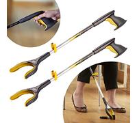 2 PACK The Helping Hand Company Arthri-Grip PRO Reachers 2 x 26"/66cm Long Handled Grabber Reacher Tool for Arthritis, Elderly and Disabled. Reaching Aid for Anyone Struggling When Bending or Reaching