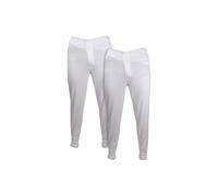 2 Pack Thermal Long Johns for Winter Heat Holders White L