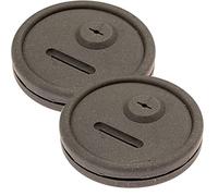2 Pack Thermometer and Probe Grommet for Grills - Compatible with Weber Smokey Mountain Cookers and More - Compare to Replacement 85037