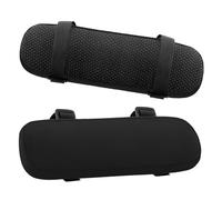2 Pack Thick Office Chair Arm Pads Office Chair Arm Covers Armrest Pillow Elbow Support Rest Cushion for Wheelchair Computer Gaming and Desk Chairs for Elbow Relief Ergonomic（Black）