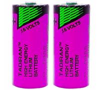 (2 Pack) TL-5955 Battery 3.6V 2/3 AA 1650mAh for Tadiran 3.6 Volt Lithium Battery TL-5955