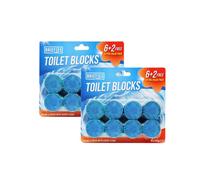 2 Pack Toilet Blue Blocks (12+4 Free)