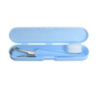 2 Pack Tongue Scraper Stainless Steel Tongue Cleaner Tough Scraper for Mouth with Case for Dental Hygiene, Improve Taste and Reducing Bad Breath