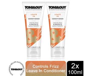2 Pack Toni & Guy Leave-In Conditioner for smooth & Manageable hair, 100 ml