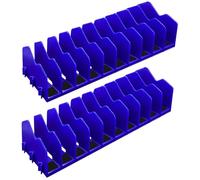 2-Pack Tool with Non-Slip Rubber Base Der for Pliers 20 Cartments for Tool Sto Heavy-Du for Workbench and Ga
