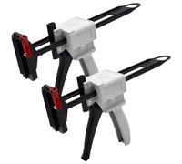 2-Pack Toothpaste Tube Squeezer Gun Manual Silicone Paste Dispenser for Efficiently Extracting Toothpaste Sealants & Glues (Boxed)