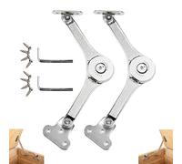 2 Pack Toy Box Hinges Soft Close Lid Support Hinges Heavy Duty Soft Close Hinges for Chest and Toy Box Lid Support 50lbs (APFFSY)