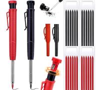 2 Pack Tracer Pencil, Carpenters Pencil, Construction Mechanical Pencil