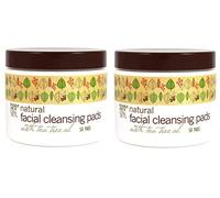 2 Pack Trader Joe's Spa Natural Facial Cleansing Pads with Tea Tree Oil by Trader Joe's