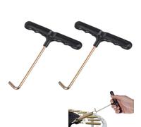 2 Pack Trampoline Springs Pull Tool Kit Parts, Trampoline Parts T-Hook Puller, Trampolines Accessories Spring Pull T-Shape Hook for Jumping Trampolines Spring Installation