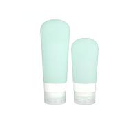 2 Pack Travel Bottles for Toiletries, 2oz Silicone Travel Bottles for Toiletries, Travel Shampoo & Conditioner Bottles, Leak Proof Travel Bottles for Shampoo Conditioner Lotion