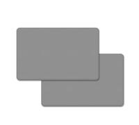 2 Pack Travel Cot Fitted Sheets (95 x 65 cm) - 100% Microfiber, Breathable, Soft & Cozy (Gray, 95 x 65 cm)