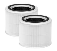 2 Pack True HEPA Replacement Filter 14 Compatible with Puro Air 240 Air Purifier, High Grade True HP-14 with Activated Carbon Filter, for Puro Air 240 HEPA Model 14 Filter, White