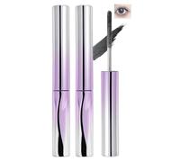 2 Pack Tubing Mascara Black Waterproof Washable - 3D Curling Lengthening and Wand, Smudge-Proof Long Lasting Non-Clumping Makeup for Natural Looking Lashes (black 2pcs)